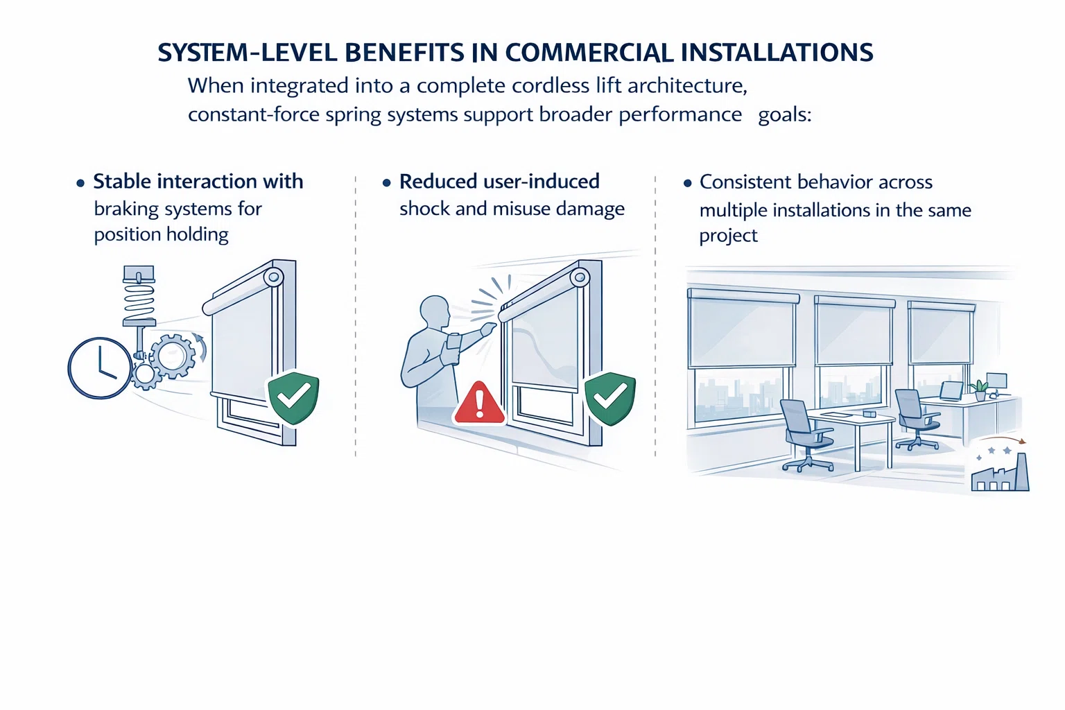 Benefits in Commercial Installations