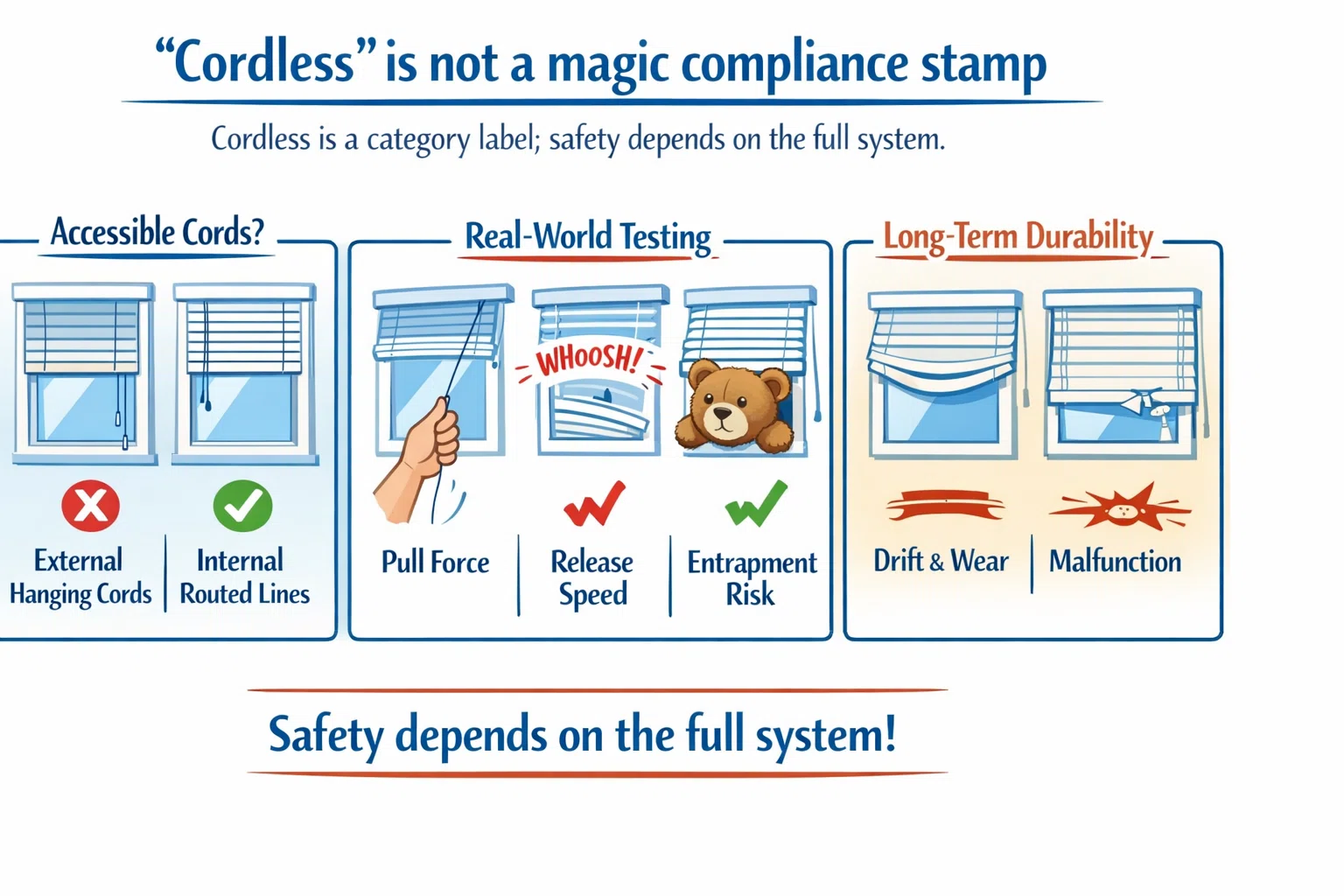 Cordless is not a magic compliance Cordless is not a magic compliance